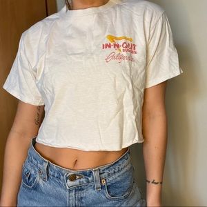 Cropped In N Out Tee